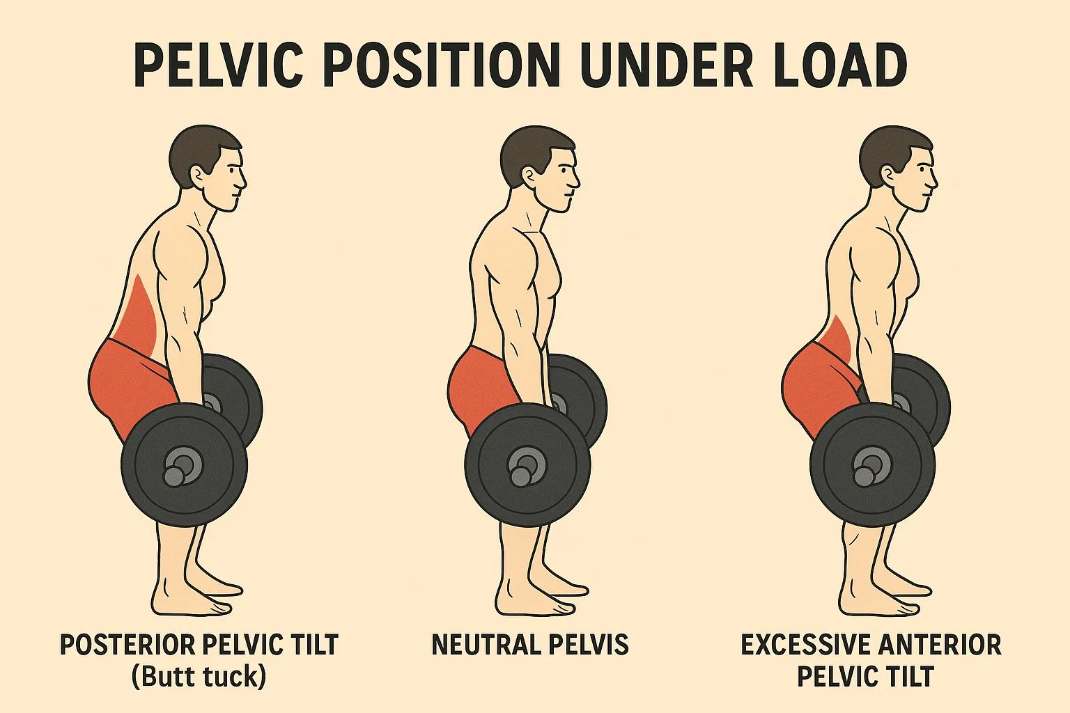Neutral pelvis and shear force on lumbar discs