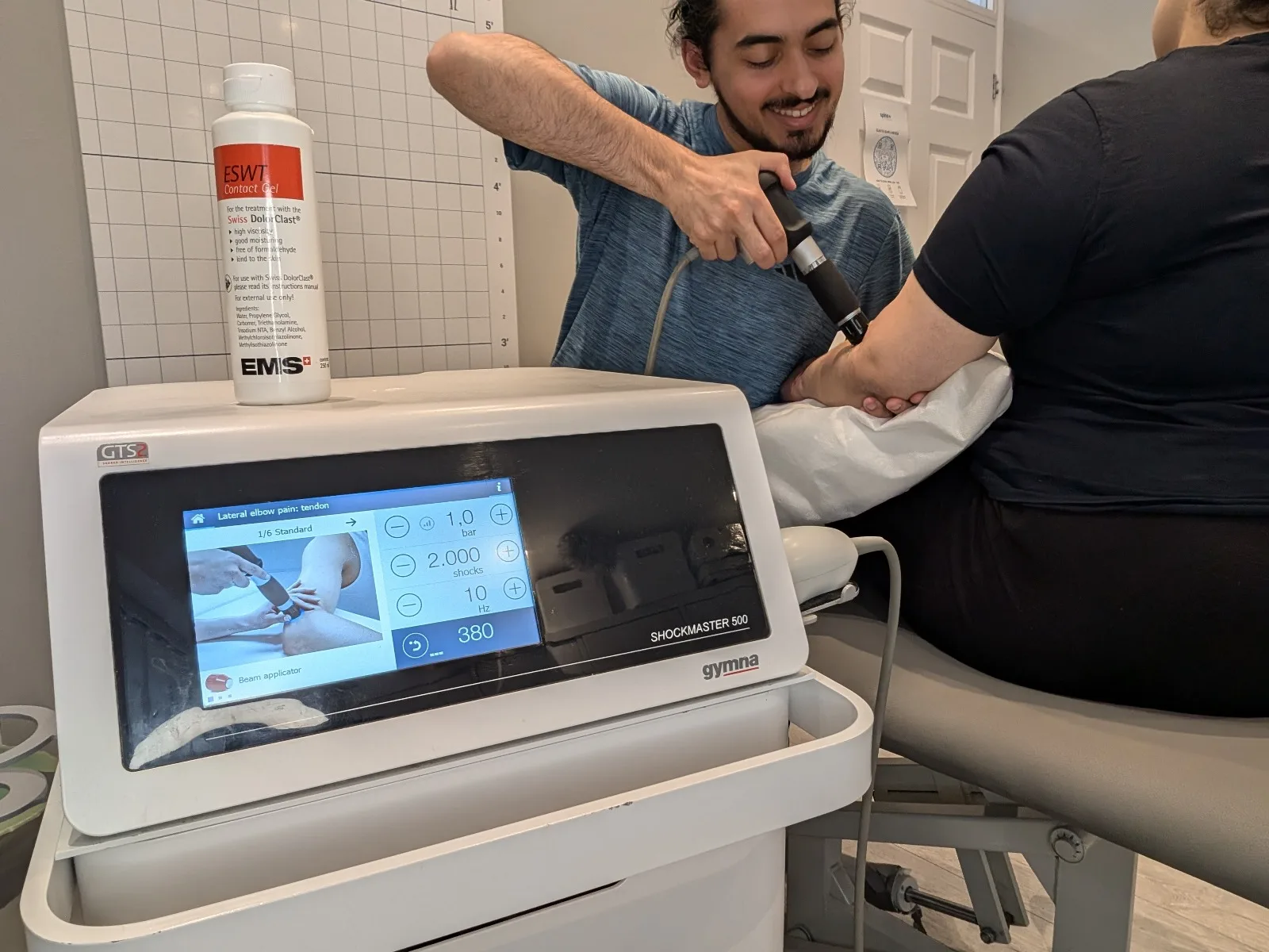 Shockwave for tennis elbow