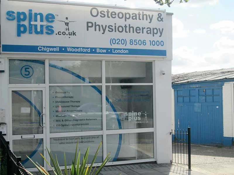 Spine Plus South Woodford clinic exterior